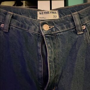 We The Free Dark Blue Denim Pants